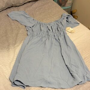 Altar'd State Blue Midi Dress